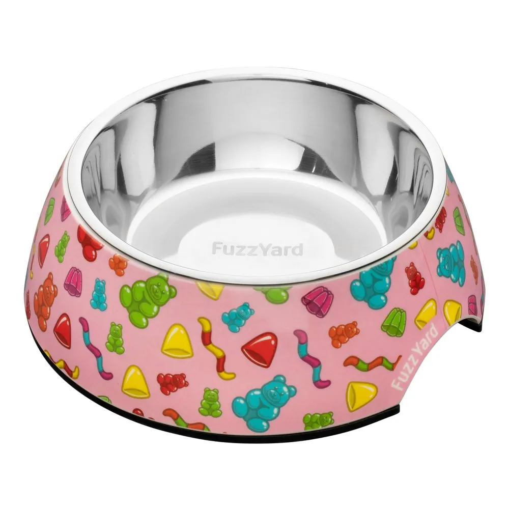 15% OFF: FuzzYard Easy Feeder Dog Bowl (Jelly Bears)