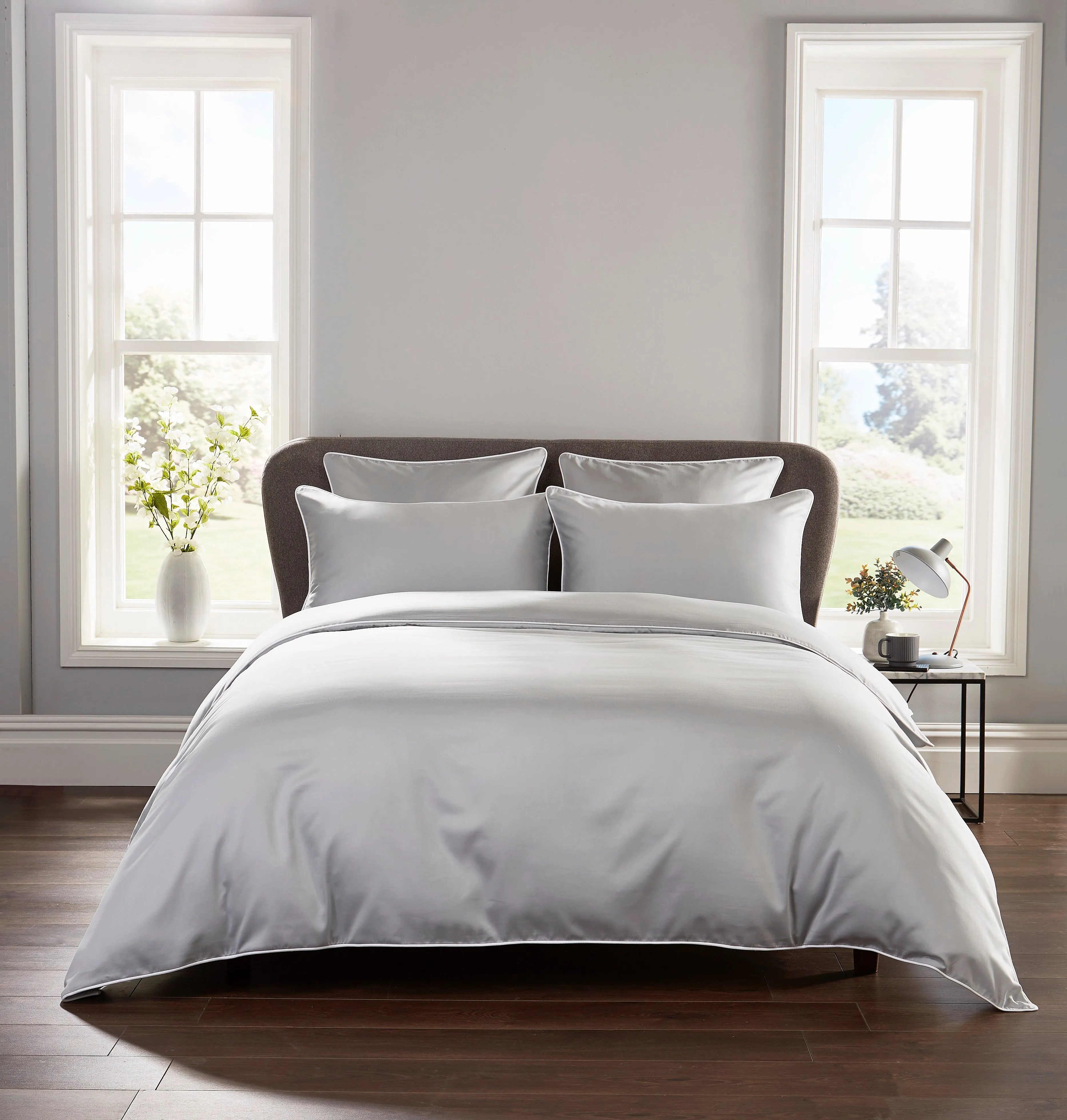 400 Thread Count Piped Edge Duvet Set