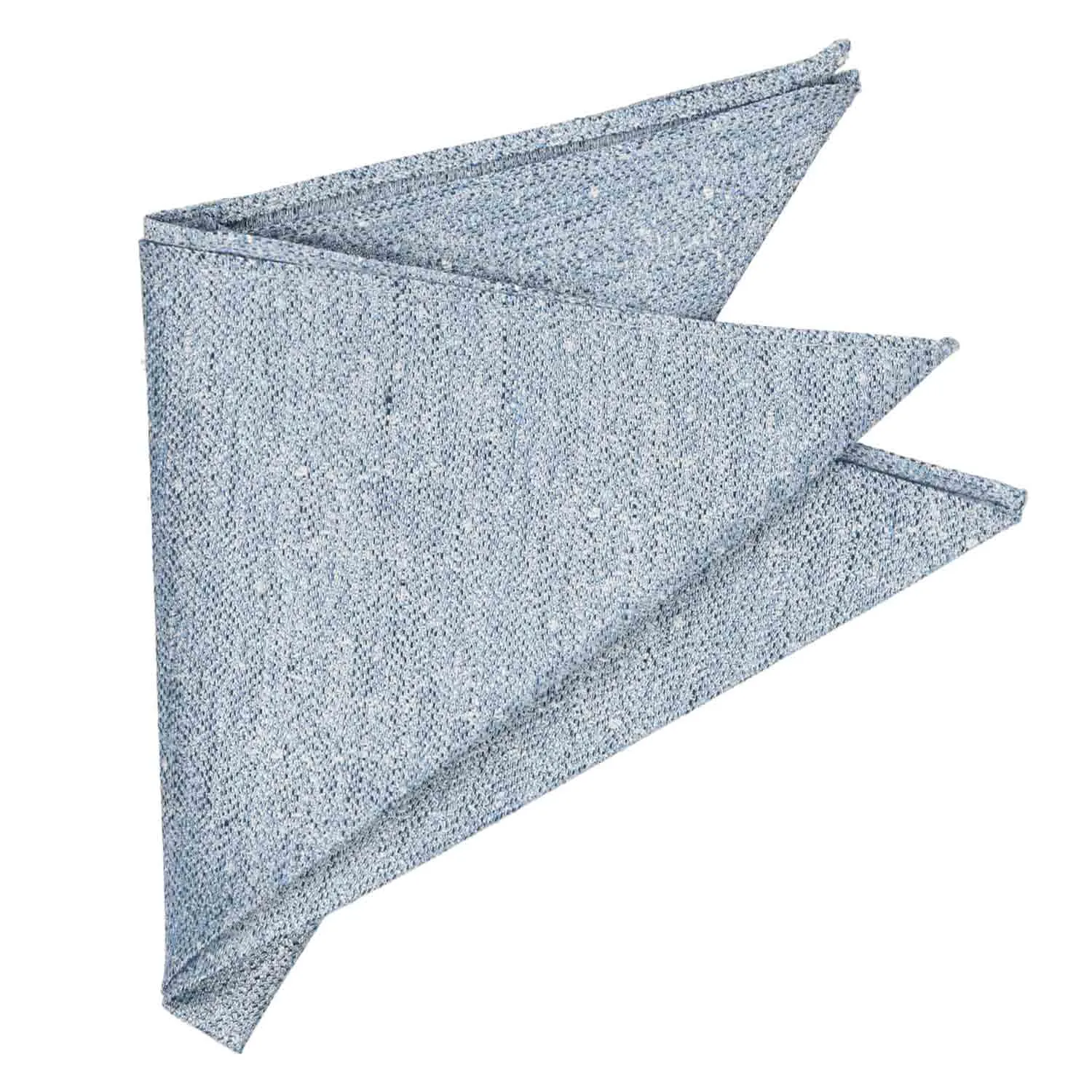 Blue Curator Linen/Silk Pocket Square