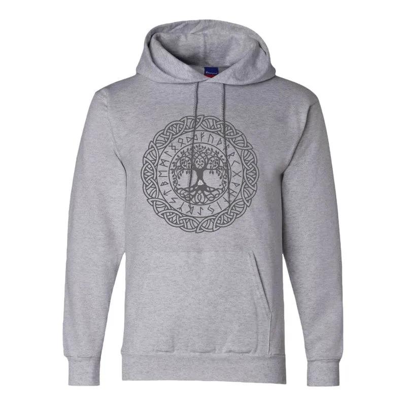 Champion Adult Powerblend® Pullover Yggdrasil Hooded Sweatshirt