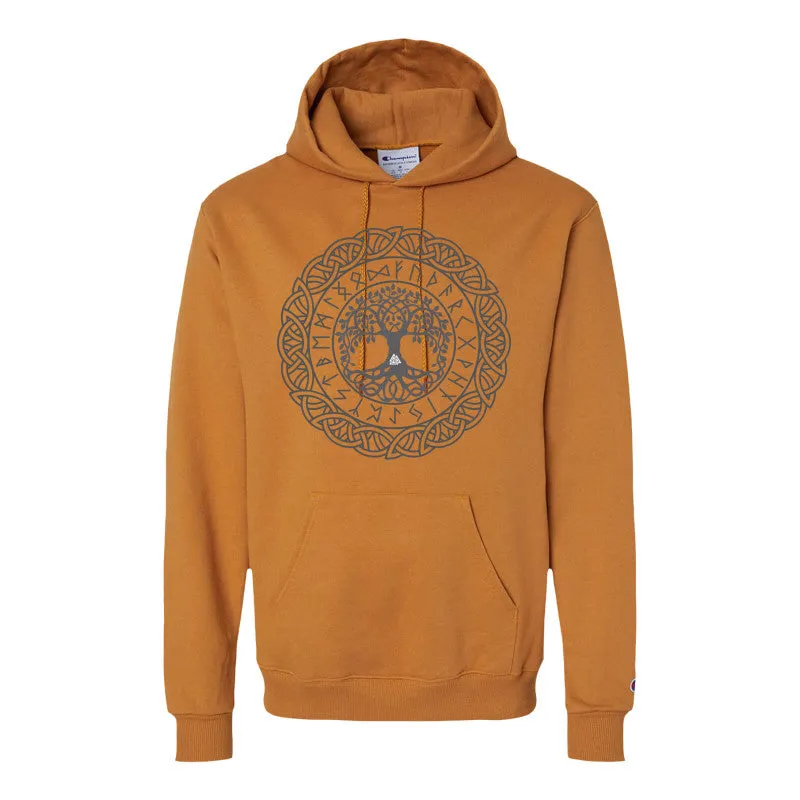 Champion Adult Powerblend® Pullover Yggdrasil Hooded Sweatshirt