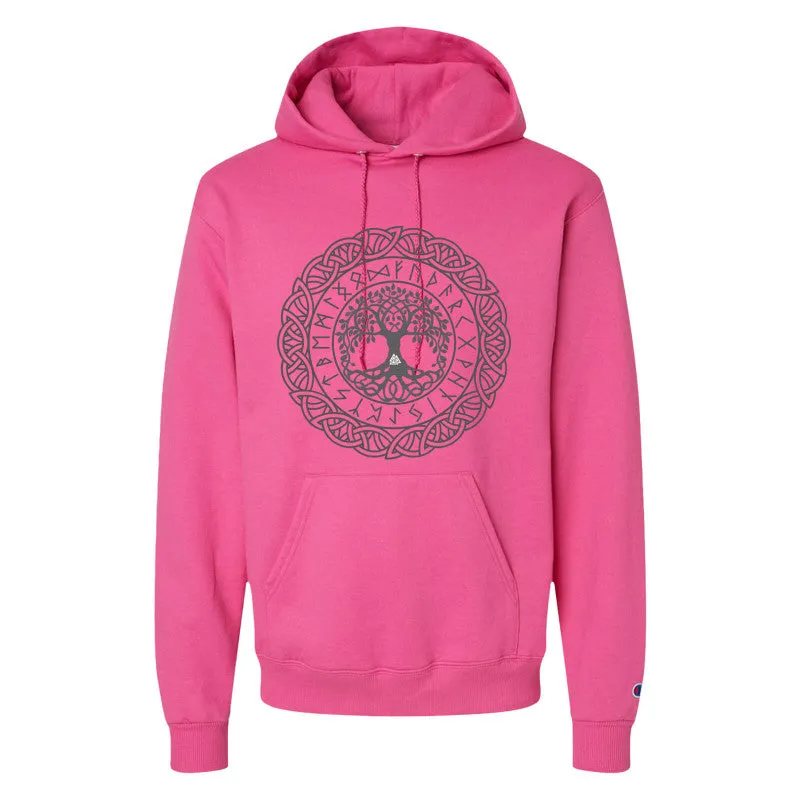 Champion Adult Powerblend® Pullover Yggdrasil Hooded Sweatshirt