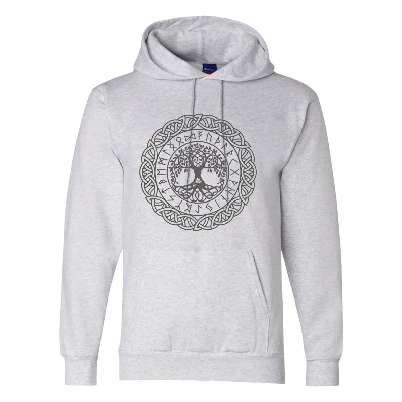 Champion Adult Powerblend® Pullover Yggdrasil Hooded Sweatshirt