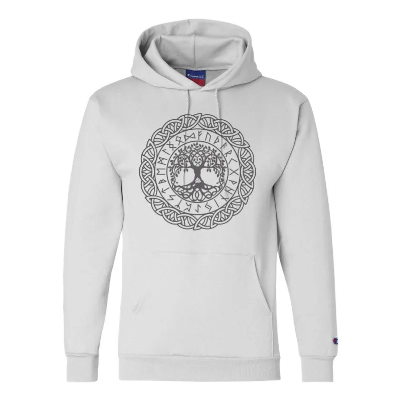 Champion Adult Powerblend® Pullover Yggdrasil Hooded Sweatshirt