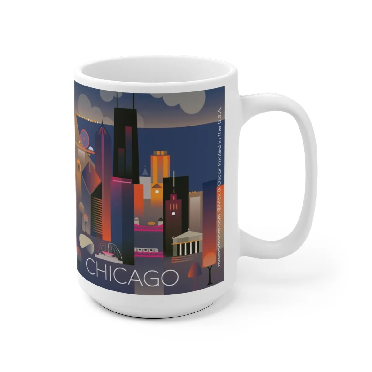 CHICAGO 11 OZ OR 15 OZ CERAMIC MUG