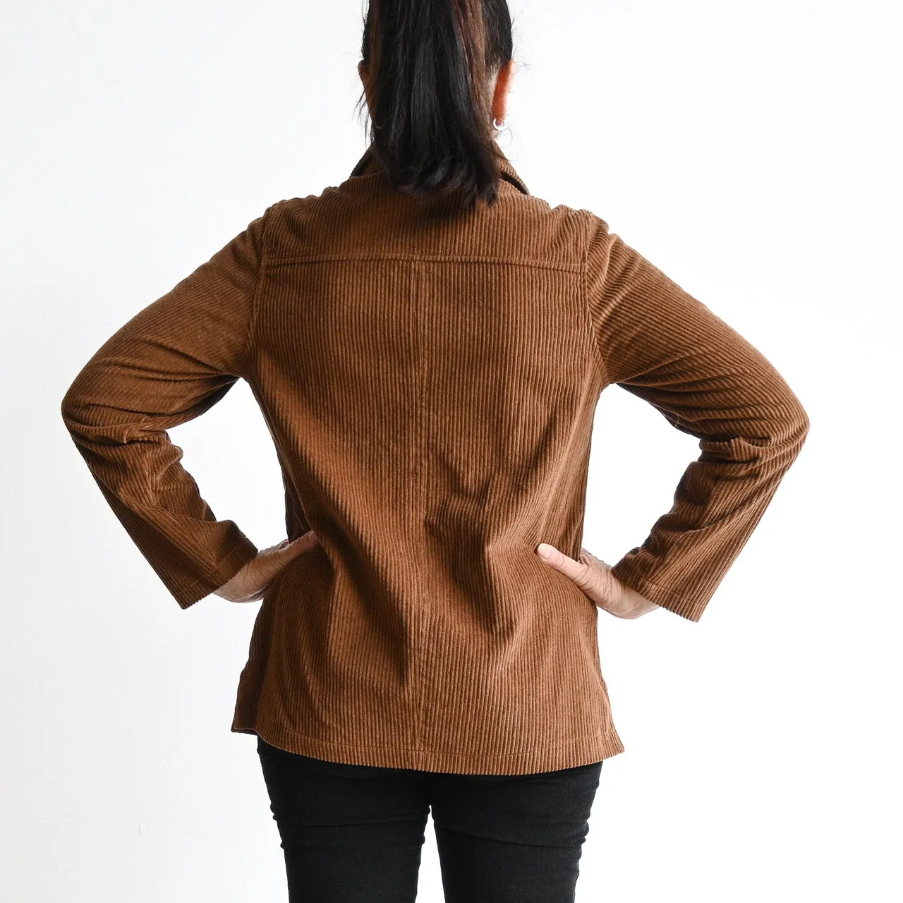 Corduroy Shirt Jacket by Orientique Australia - 22909