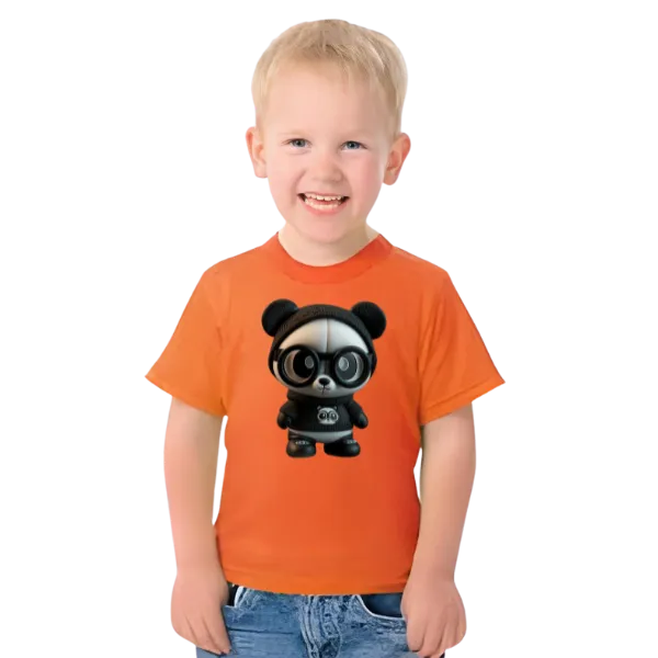 Cute Panda T Shirt For Kids