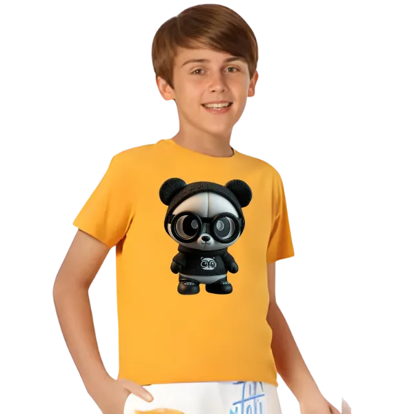 Cute Panda T Shirt For Kids