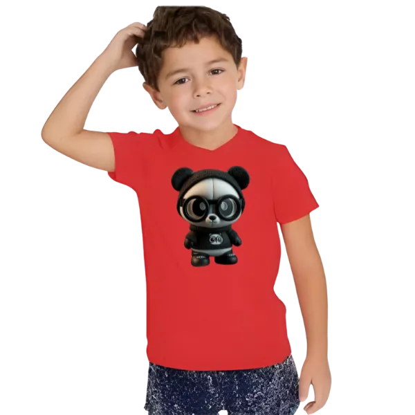 Cute Panda T Shirt For Kids