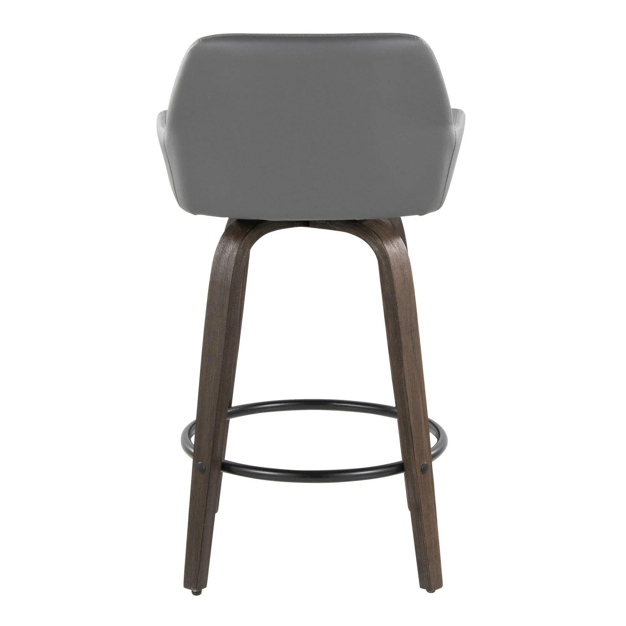 Daniella 26" Fixed-Height Counter Stool - Set of 2 By LumiSource - B26-DNLAPU-GRTZQ2 BNCAM2