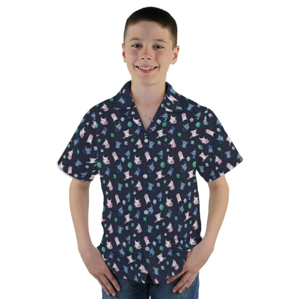 Dnd Bat Familiars Youth Hawaiian Shirt