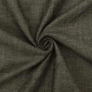 Faded Black-Ivory Stretch Chambray Woven Fabric