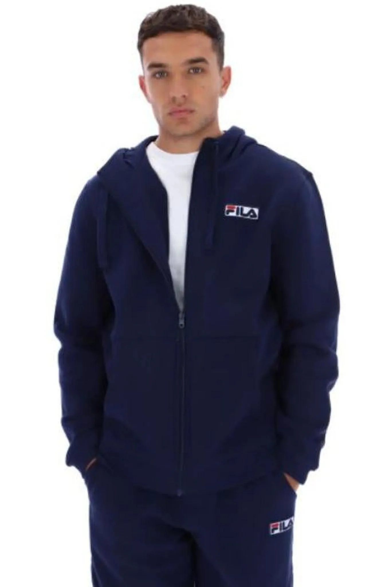 FILA Malin Blue Zip Hoodie