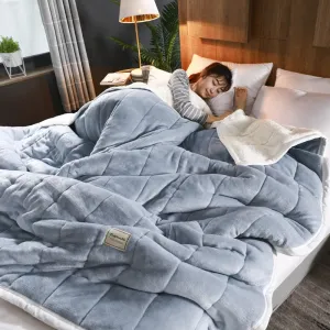 Fleece Soft Three Layer Warm Blanket