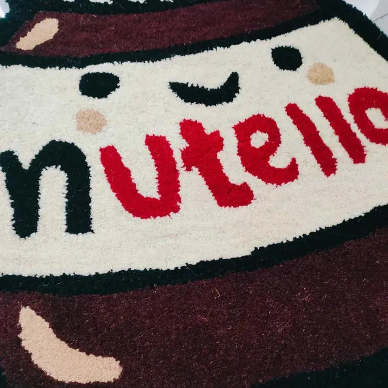 Lovely Nutella Woolen Rug | 2 x 1.8 Feet