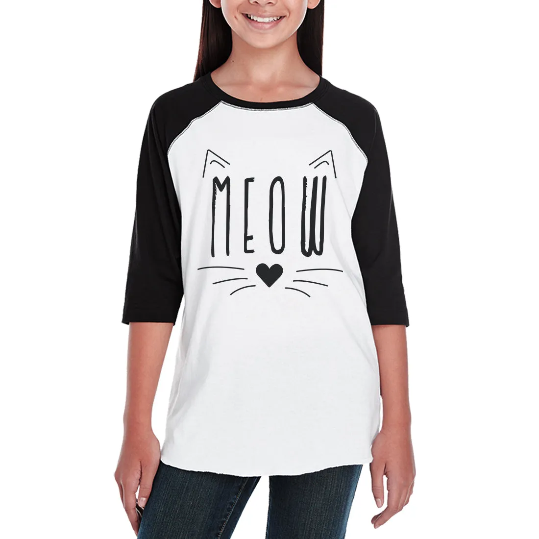 Meow Youth Baseball Jersey