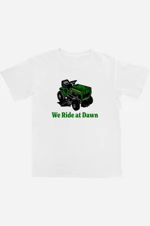 Middle Class Fancy We Ride At Dawn Tee in White