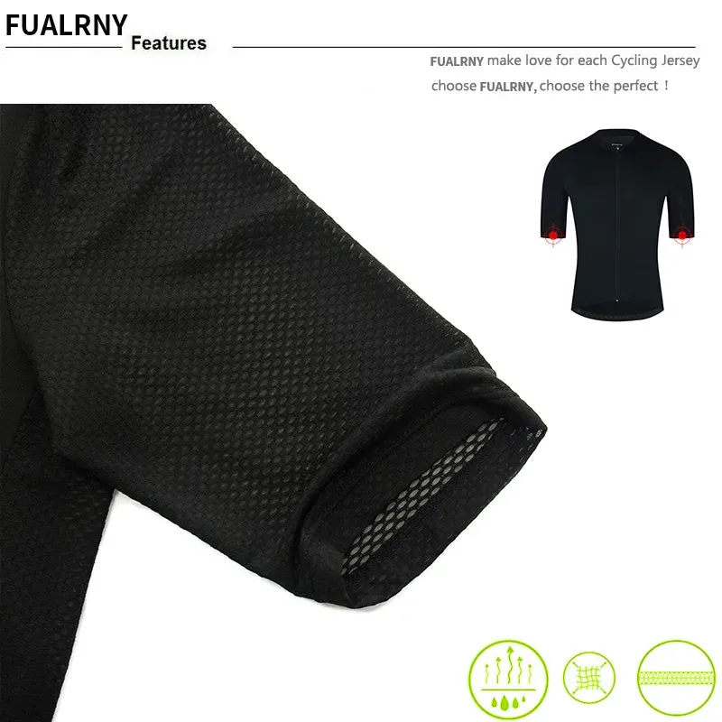 New Bicycle Sets Cycling Breathable Team Jersey Bib Shorts Suits Mens Outdoor Riding 4D Gel Pad Reflective Bike Clothing Shorts