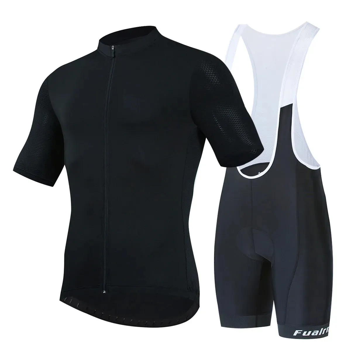 New Bicycle Sets Cycling Breathable Team Jersey Bib Shorts Suits Mens Outdoor Riding 4D Gel Pad Reflective Bike Clothing Shorts