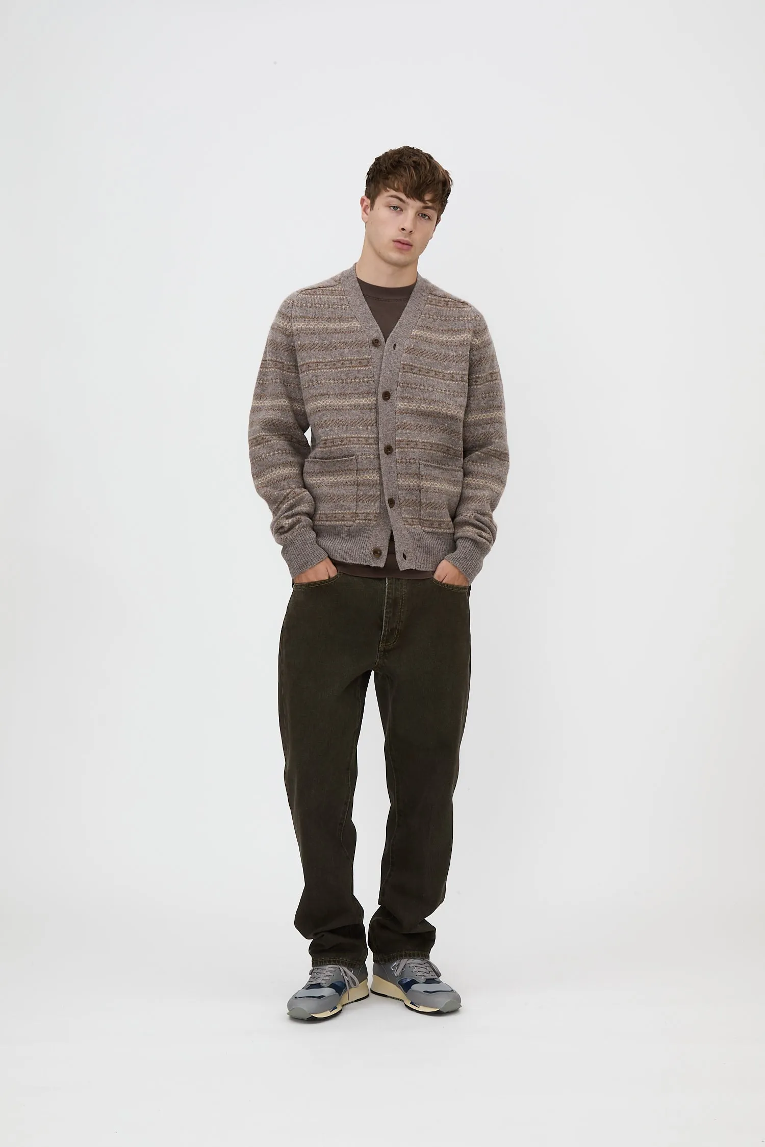 Nordic Cardigan - Brown