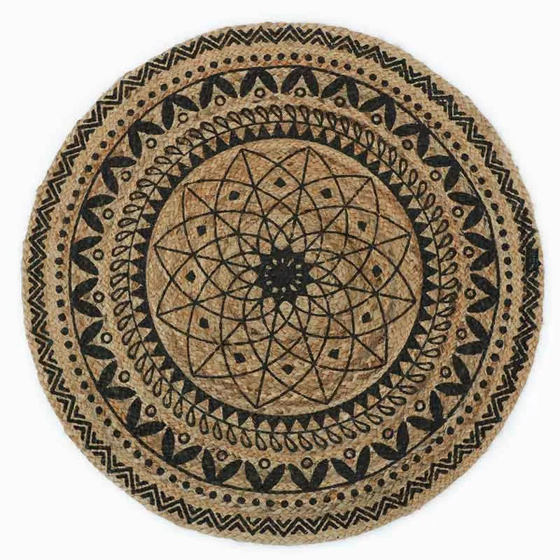 Round Home Decorator Hand Woven Area Rugs  | 36 Inch