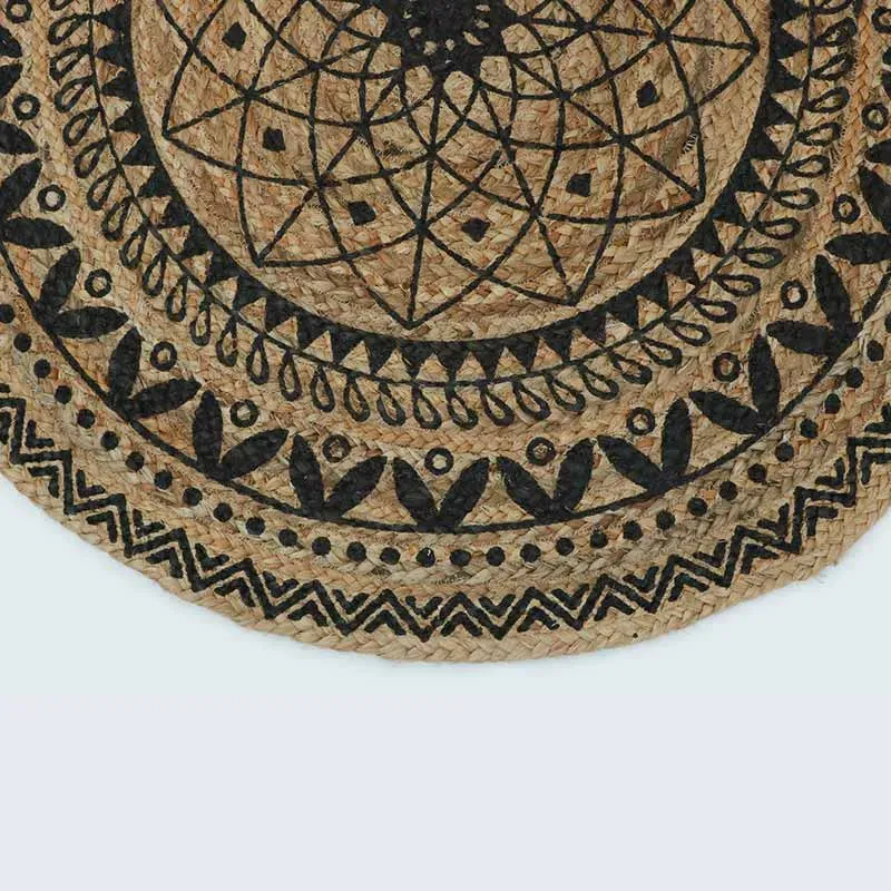 Round Home Decorator Hand Woven Area Rugs  | 36 Inch