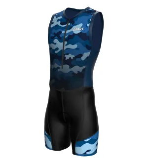 Sparx Men`s Camouflage Triathlon Suit Trisuit Race Skinsuit