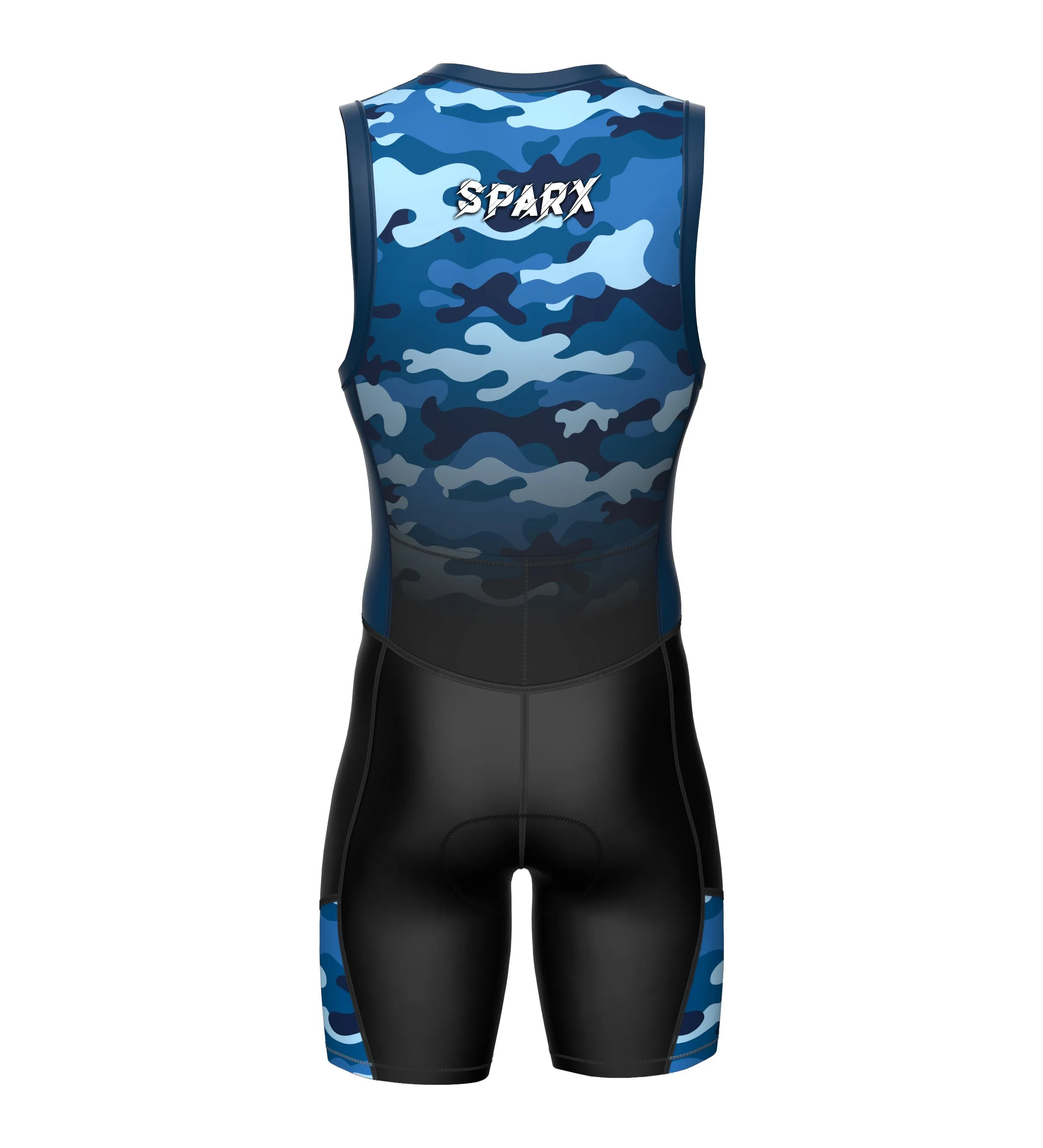 Sparx Men`s Camouflage Triathlon Suit Trisuit Race Skinsuit