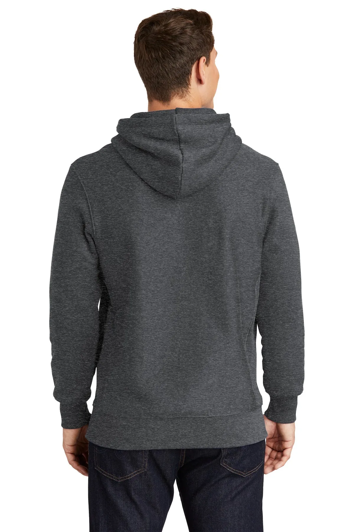 Sport-Tek Super Heavyweight Pullover Customized Hooded Sweatshirts, Graphite Heather