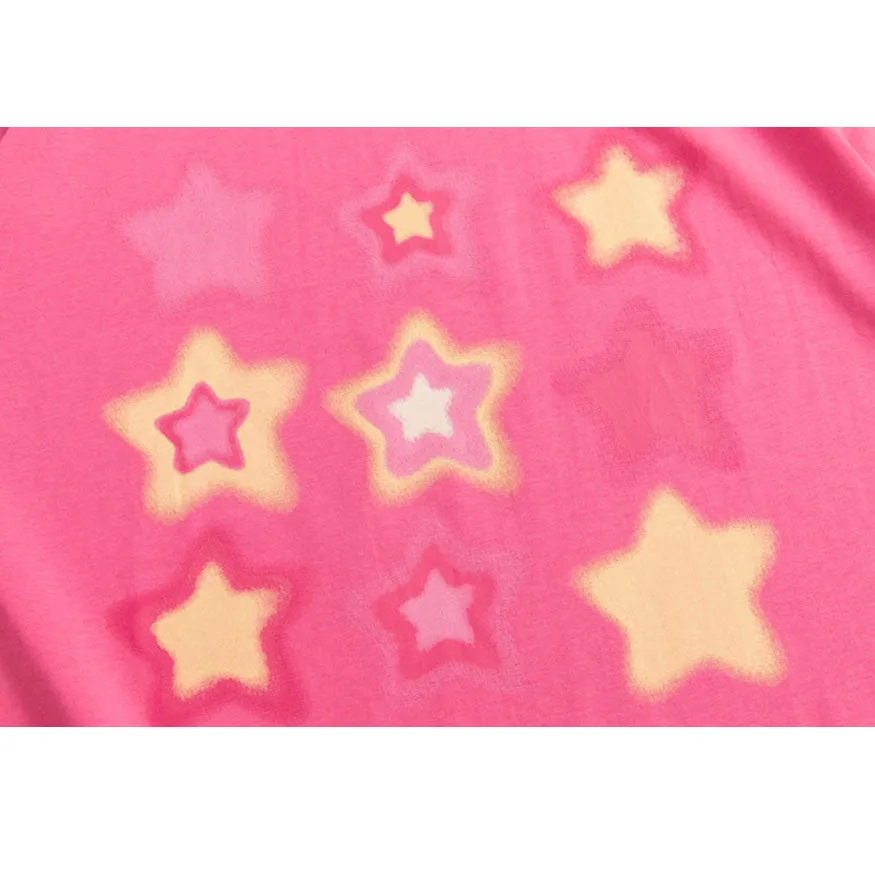 Star Graffiti Print Tee