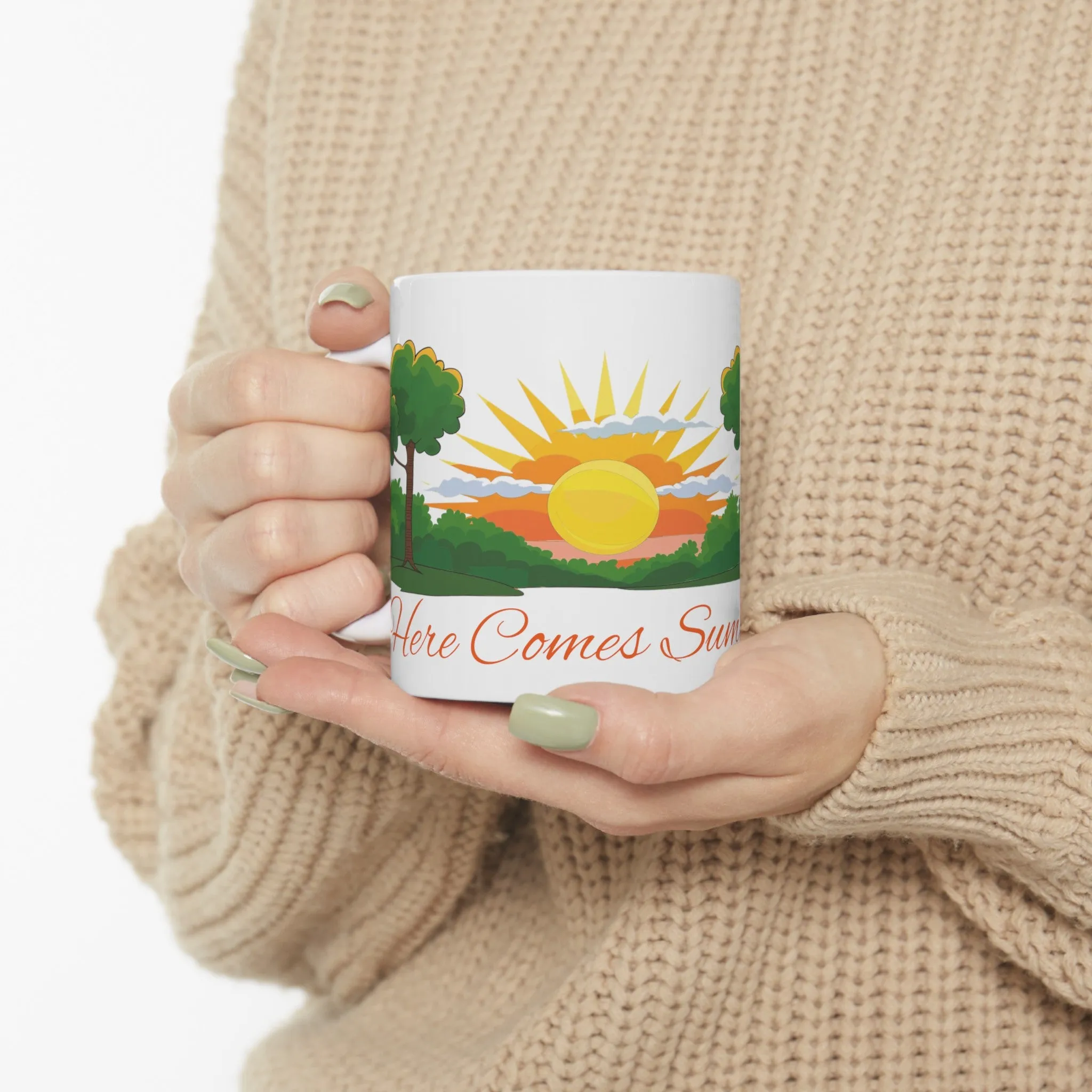 Summer 2 - Ceramic Mug, 11oz - USA