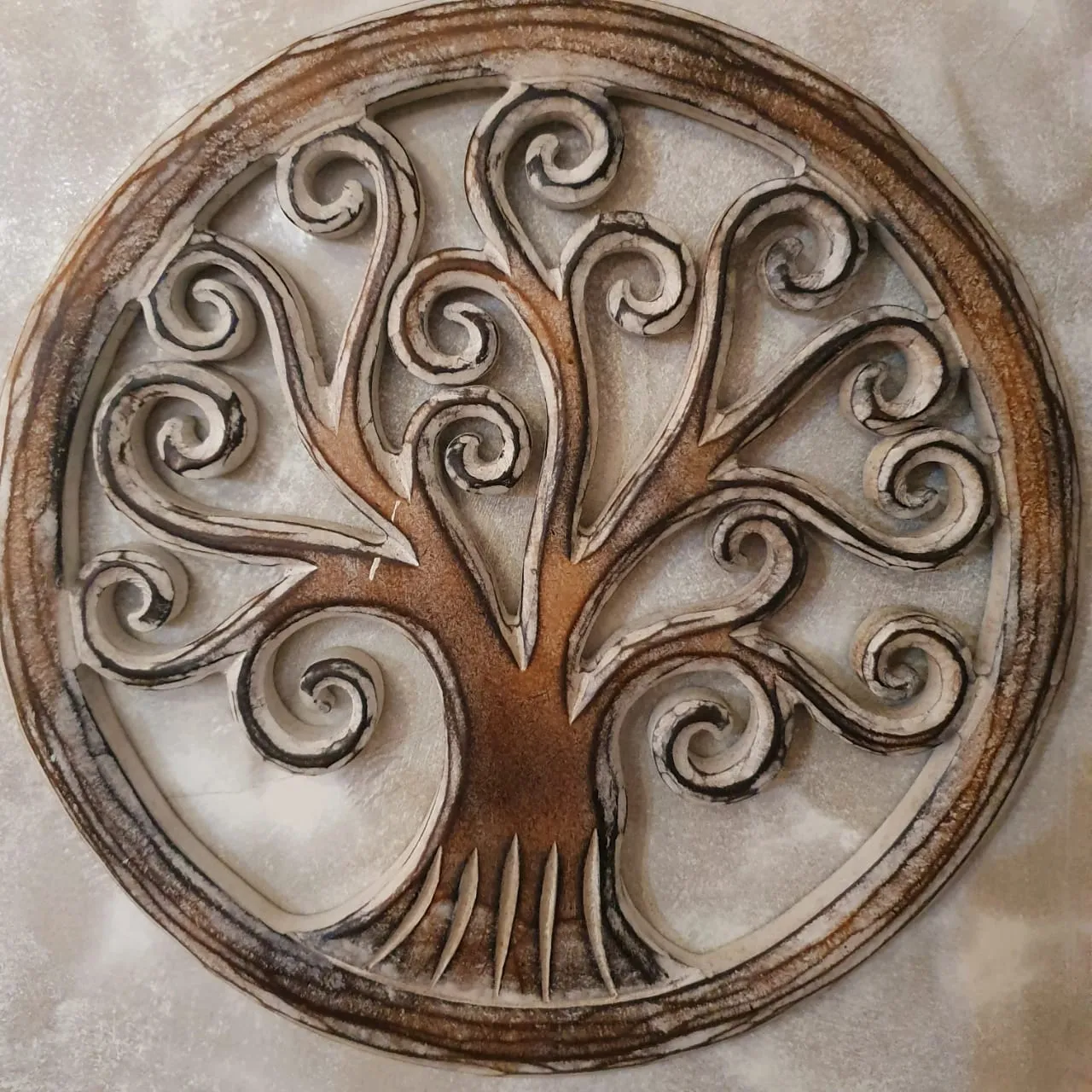 Tree Of Life Wooden Wall Hanging Decor