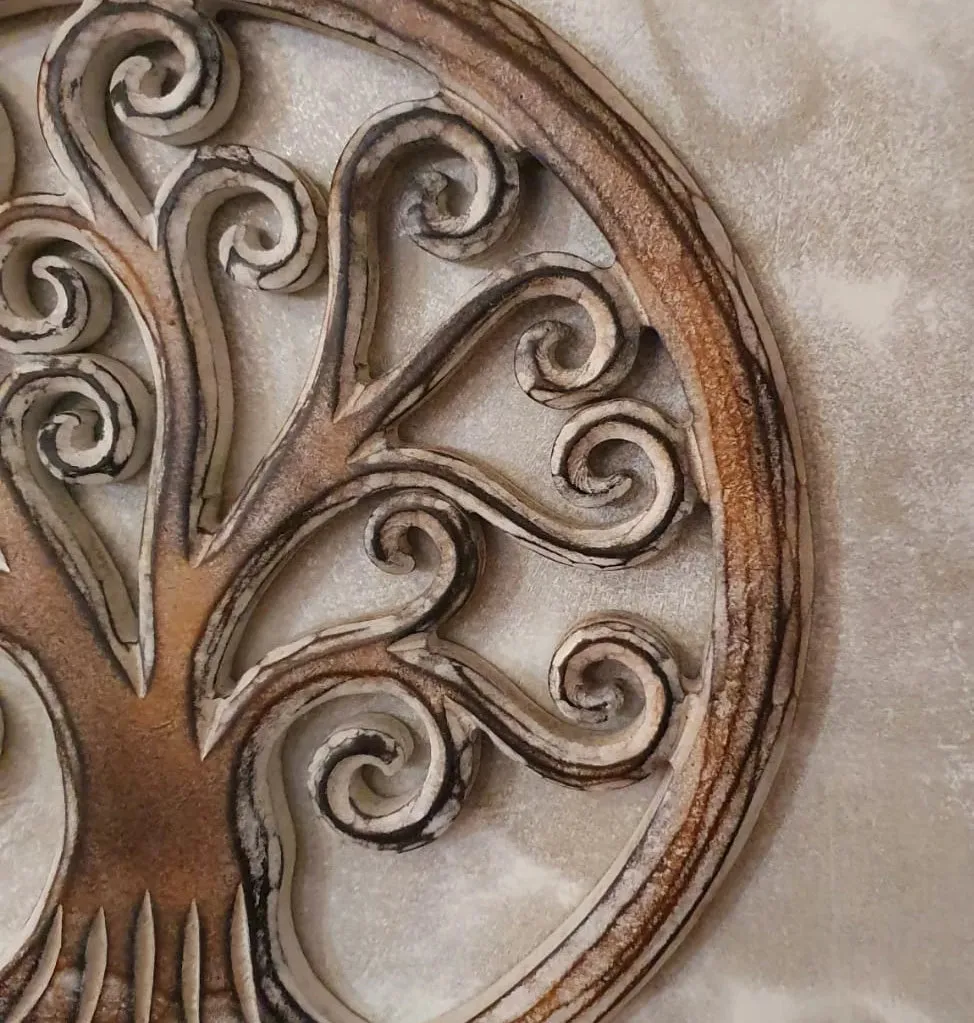 Tree Of Life Wooden Wall Hanging Decor